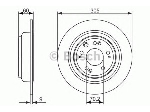 BOSCH 0 986 479 740 stabdžių diskas 
 Dviratė transporto priemonės -> Stabdžių sistema -> Stabdžių diskai / priedai
42510-TL0-G50, 42510-TL0-G51