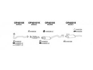 VENEPORTE 400014 išmetimo sistema 
 Išmetimo sistema -> Išmetimo sistema, visa