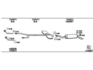 WALKER MB38004A išmetimo sistema 
 Išmetimo sistema -> Išmetimo sistema, visa