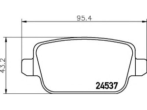 COBREQ N-868 stabdžių trinkelių rinkinys, diskinis stabdys 
 Techninės priežiūros dalys -> Papildomas remontas
1438867, 1459408, 1477803, 15662234