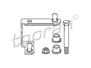 TOPRAN 109 074 remonto komplektas, pavarų svirtis 
 Transmisija -> Neautomatinė pavarų dėžė -> Remonto komplektai
1H0 798 201