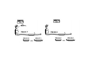 ERNST 031179 išmetimo sistema 
 Išmetimo sistema -> Išmetimo sistema, visa