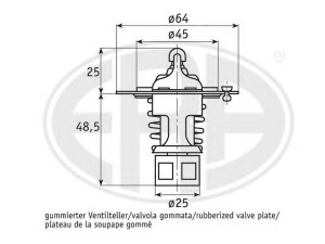 ERA 350308 termostatas, aušinimo skystis 
 Aušinimo sistema -> Termostatas/tarpiklis -> Thermostat
21200-42L00, 21200-42L01, 21200-V5010