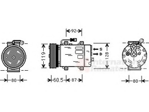 VAN WEZEL 5900K101 kompresorius, oro kondicionierius 
 Oro kondicionavimas -> Kompresorius/dalys
30613970