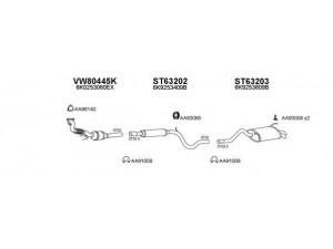 VENEPORTE 800644 išmetimo sistema 
 Išmetimo sistema -> Išmetimo sistema, visa