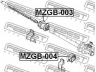 FEBEST MZGB-003 montavimas, vairavimo pavara
B455-32-124