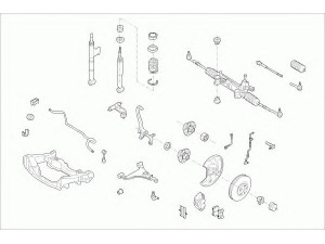 ZF Parts MERCE-E-KLA-FZ009 vairavimo mechanizmas; rato pakaba 
 Vairavimas -> Prekių paieška pagal schemą