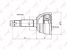 LYNXauto CO-3682 jungčių komplektas, kardaninis velenas
43410-B1020, 43410-BZ020, 43420-B1020