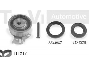 TREVI AUTOMOTIVE KD1130S paskirstymo diržo komplektas 
 Techninės priežiūros dalys -> Papildomas remontas
1606368, 1606369, 93188125, 93188126