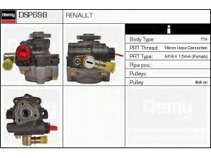 DELCO REMY DSP698 hidraulinis siurblys, vairo sistema 
 Vairavimas -> Vairo pavara/siurblys
