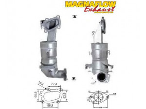 MAGNAFLOW 75610D katalizatoriaus keitiklis 
 Išmetimo sistema -> Katalizatoriaus keitiklis
B08A08H825