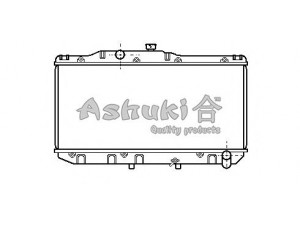 ASHUKI T554-50 radiatorius, variklio aušinimas 
 Aušinimo sistema -> Radiatorius/alyvos aušintuvas -> Radiatorius/dalys
16400-74120