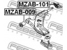 FEBEST MZAB-101 valdymo svirties/išilginių svirčių įvorė
BC1D-34-46X, BC1D-34-46Y