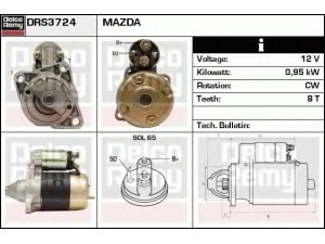 DELCO REMY DRS3724 starteris 
 Elektros įranga -> Starterio sistema -> Starteris
B61R-18-400, B61R-18-400A, M3T39981