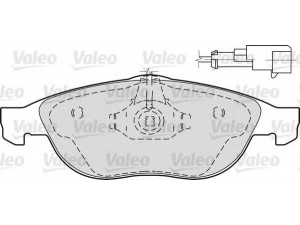 VALEO 540888 stabdžių trinkelių rinkinys, diskinis stabdys 
 Techninės priežiūros dalys -> Papildomas remontas
0009947936, 77362251, 77362327