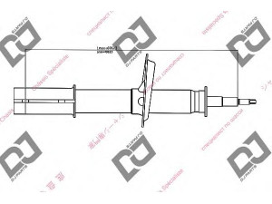 DJ PARTS DS1223GS amortizatorius 
 Pakaba -> Amortizatorius
1317926080, 5202.J0