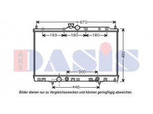 AKS DASIS 140104N radiatorius, variklio aušinimas 
 Aušinimo sistema -> Radiatorius/alyvos aušintuvas -> Radiatorius/dalys
1350A146