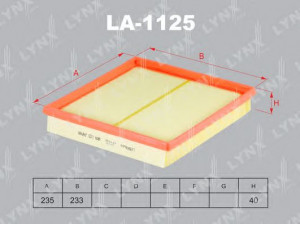 LYNXauto LA-1125 oro filtras 
 Techninės priežiūros dalys -> Techninės priežiūros intervalai
13 71 1 247 405, 13 72 1 247 404