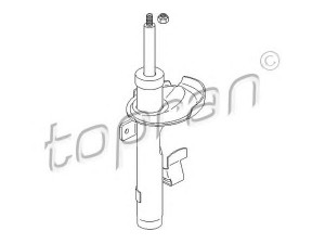 TOPRAN 302 560 amortizatorius 
 Pakaba -> Amortizatorius
1 234 201, 1 234 202, 1 306 048