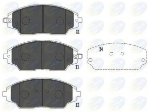 COMLINE CBP36083 stabdžių trinkelių rinkinys, diskinis stabdys 
 Techninės priežiūros dalys -> Papildomas remontas
95025848, 95231012