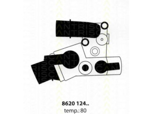 TRISCAN 8620 12480 termostatas, aušinimo skystis 
 Aušinimo sistema -> Termostatas/tarpiklis -> Thermostat
46822397, 46822399, 7721399, 7741883