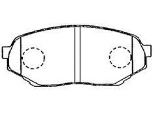 AISIN D1N019 stabdžių trinkelių rinkinys, diskinis stabdys
AY040-KE024, AY040-KE109, MR205974