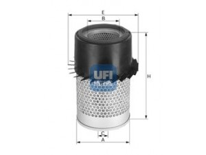 UFI 27.878.00 oro filtras 
 Techninės priežiūros dalys -> Techninės priežiūros intervalai
2950185, 2990297, 404295, 5056768