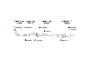 VENEPORTE 400139 išmetimo sistema 
 Išmetimo sistema -> Išmetimo sistema, visa