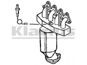 KLARIUS 321649 katalizatoriaus keitiklis 
 Išmetimo sistema -> Katalizatoriaus keitiklis
18160P2EG00, 18160P2EG02