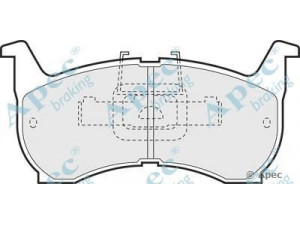 APEC braking PAD418 stabdžių trinkelių rinkinys, diskinis stabdys 
 Techninės priežiūros dalys -> Papildomas remontas
F03049280A, FAY82648Z, G03049280