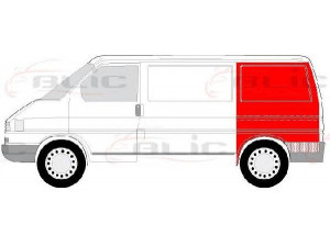 BLIC 6504-03-9558577P sparnas 
 Kėbulas -> Kėbulo dalys/ sparnas/buferis -> Purvasaugiai