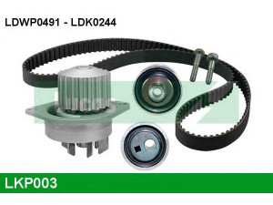 LUCAS ENGINE DRIVE LKP003 vandens siurblio ir paskirstymo diržo komplektas 
 Diržinė pavara -> Paskirstymo diržas/komplektas -> Paskirstymo diržas/komplektas