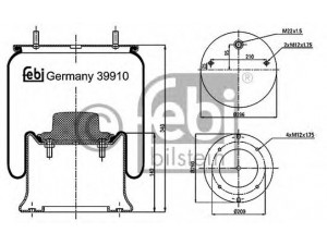FEBI BILSTEIN 39910 dėklas, pneumatinė pakaba 
 Pakaba -> Pneumatinė pakaba
3 229 0027 00, 3 229 2127 00, 3 229 2227 00