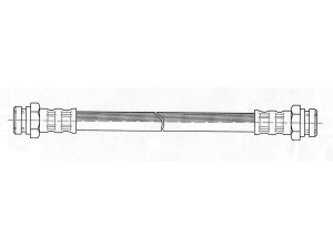KAWE 510667 stabdžių žarnelė
061143820A, 061343820, 061343820A