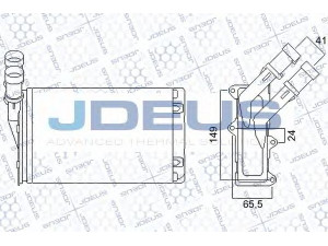 JDEUS 207M12 šilumokaitis, salono šildymas 
 Šildymas / vėdinimas -> Šilumokaitis
644878, 644880, 644881, 6448C8