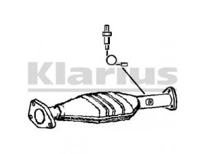 KLARIUS 370563 katalizatoriaus keitiklis 
 Išmetimo sistema -> Katalizatoriaus keitiklis
18160PDCE00