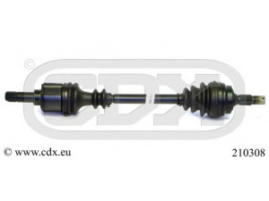 CDX 210308 kardaninis velenas 
 Ratų pavara -> Kardaninis velenas
