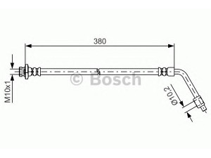 BOSCH 1 987 481 623 stabdžių žarnelė 
 Stabdžių sistema -> Stabdžių žarnelės
46210 2S620, 462102S62A