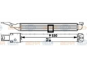 HELLA 8MO 376 725-451 alyvos aušintuvas, variklio alyva 
 Aušinimo sistema -> Radiatorius/alyvos aušintuvas -> Alyvos aušintuvas
17 11 2 242 160, 17 20 2 242 207