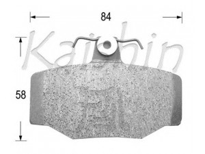 KAISHIN FK1214 stabdžių trinkelių rinkinys, diskinis stabdys 
 Techninės priežiūros dalys -> Papildomas remontas
440603F025, 440603F085, 4406070J26