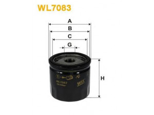 WIX FILTERS WL7083 alyvos filtras 
 Techninės priežiūros dalys -> Techninės priežiūros intervalai
1042175116, 46519728, 60612882