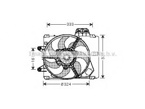 AVA QUALITY COOLING FT7505 ventiliatorius, radiatoriaus