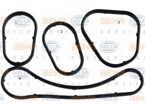 HELLA 8MY 376 742-071 tarpiklių rinkinys, alyvos aušintuvas 
 Aušinimo sistema -> Radiatorius/alyvos aušintuvas -> Alyvos aušintuvas
164 3076