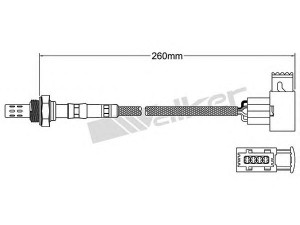 WALKER PRODUCTS 250-24423 lambda jutiklis
986 606 126 00, 986 606 126 01