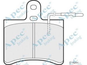 APEC braking PAD257 stabdžių trinkelių rinkinys, diskinis stabdys
95650997, GX2530102A, GX2532601A