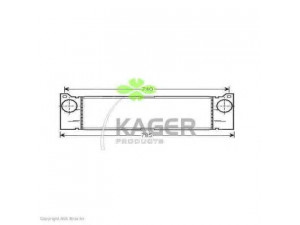 KAGER 31-4113 tarpinis suslėgto oro aušintuvas, kompresorius 
 Variklis -> Oro tiekimas -> Įkrovos agregatas (turbo/superįkrova) -> Tarpinis suslėgto oro aušintuvas
6395010201
