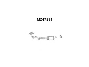 VENEPORTE MZ47281 priekinis duslintuvas 
 Išmetimo sistema -> Duslintuvas
FE5440300C, FE5440300D, FE5440300E9A