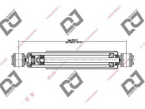 DJ PARTS DS2137HT amortizatorius 
 Pakaba -> Amortizatorius
139128700, 139128700A, 139199281