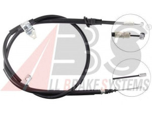 A.B.S. K14228 trosas, stovėjimo stabdys 
 Stabdžių sistema -> Valdymo svirtys/trosai
59770-34101, 59770-34102