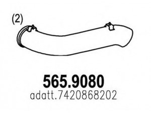 ASSO 565.9080 išleidimo kolektorius
7420868202